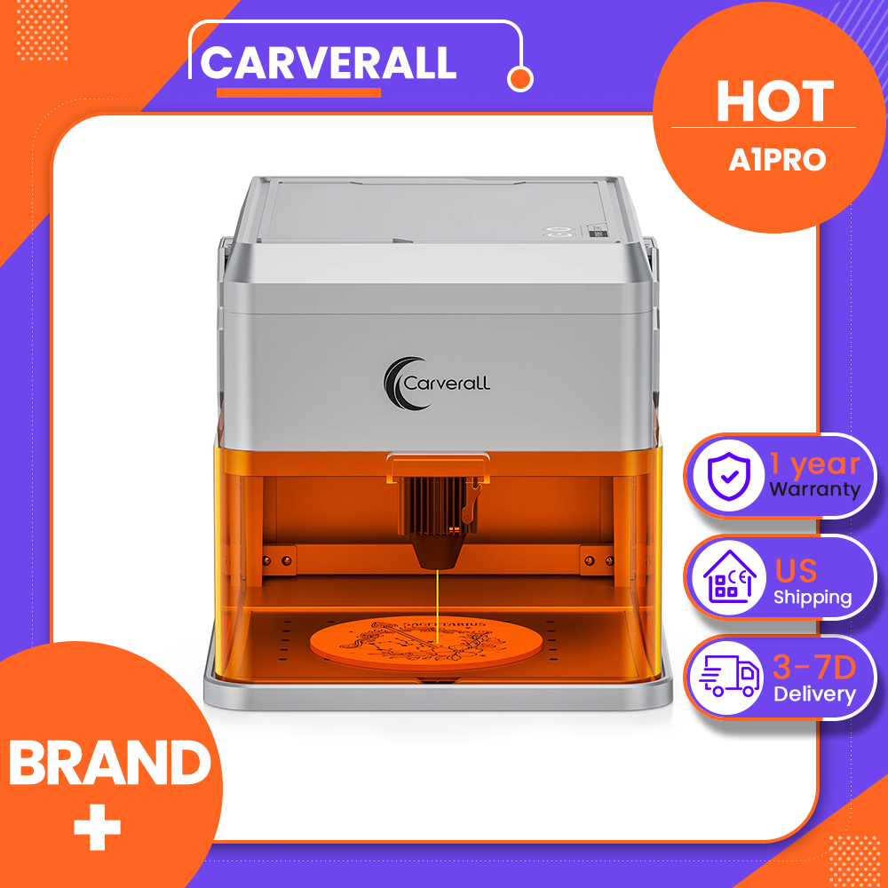 Industrial Laser Equipment - Carverall A1PRO 10W Laser Engraver with