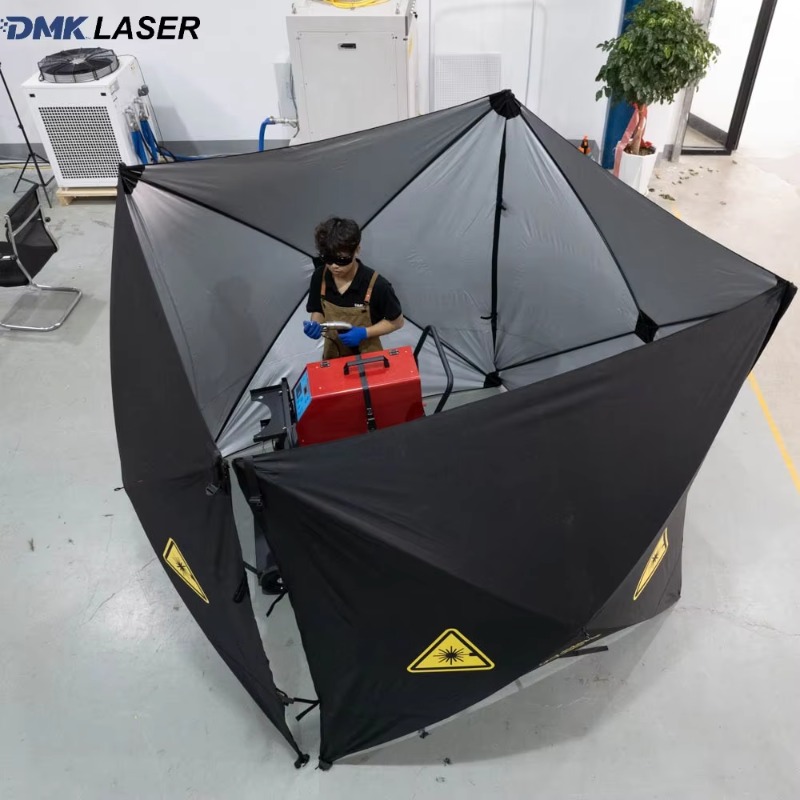 Industrial Laser For Cleaning - Portable Folding 2×2m Laser‑Safety Tent Suitable