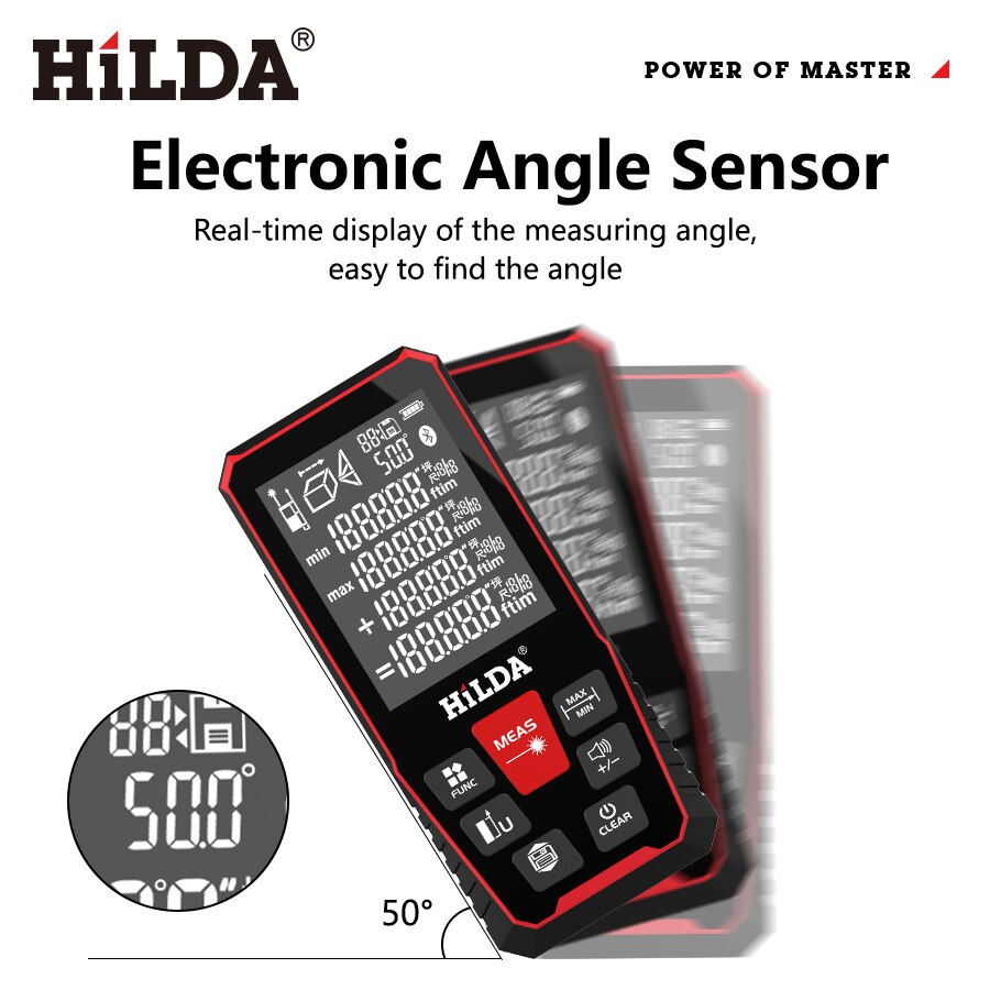 HILDA Laser Distance 50M/100M/ - Industrial Laser Rangefinder 评论和价格