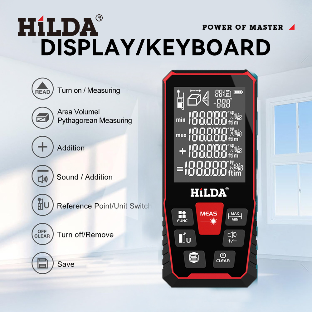 HILDA Laser Distance 50M/100M/ - Industrial Laser Rangefinder 评论和价格