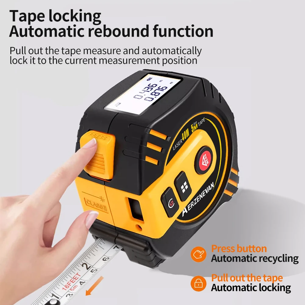 80m Laser Tape Measure Tape Me - Industrial Laser Rangefinder 评论和价格