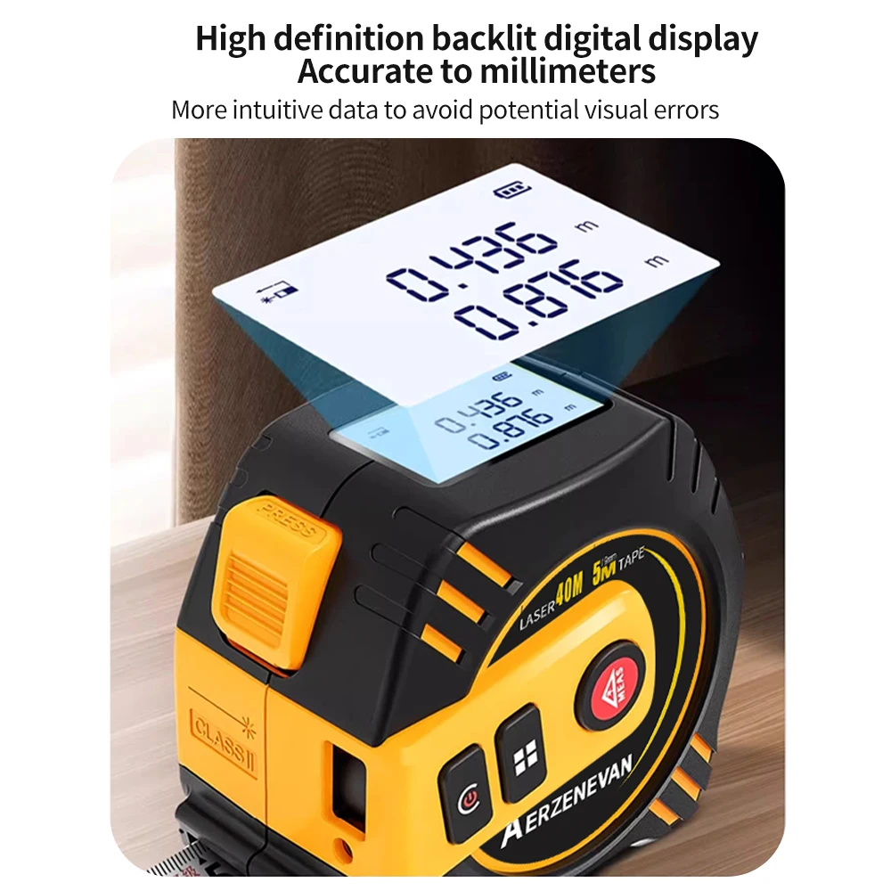80m Laser Tape Measure Tape Me - Industrial Laser Rangefinder 评论和价格